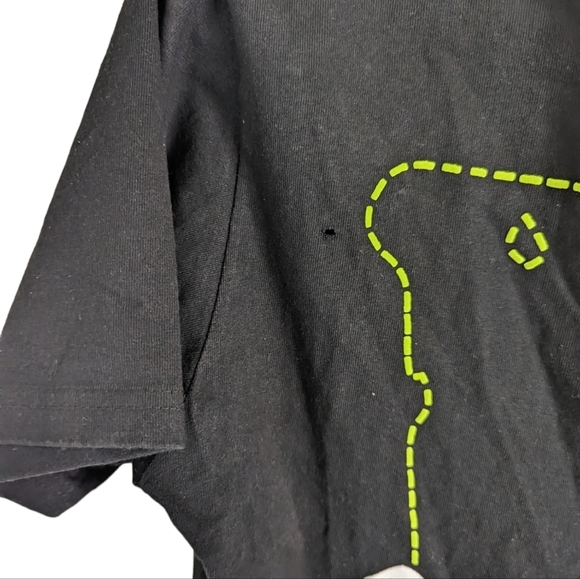 Vlone x Neighborhood Skull T-Shirt Black / Green... Size Medium - Picture 3 of 6